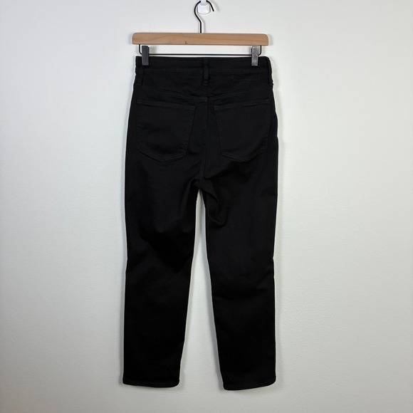 J. Crew Curvy Slim Black Jeans Women 27 High Rise Classic Chic Straight Leg - Picture 4 of 6